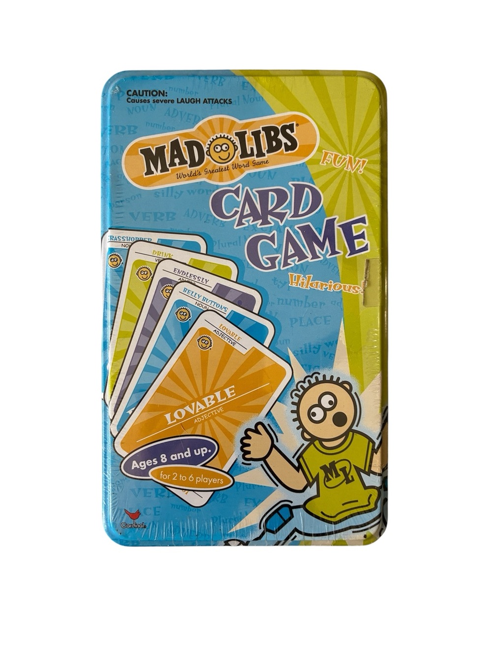 Mad Libs Card Game New Sealed In Tin 2-6 Players Ages 8+ Cardinal 2004